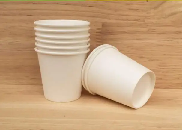 600 шт х 100 мл белые малые бумажные стаканчики 4 унции одноразовые стандартные чашки для йогурта кофе оптом