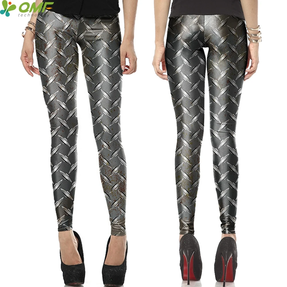 metallic yoga pants