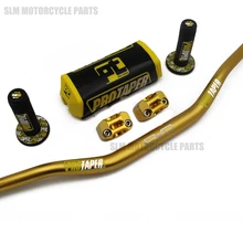 1 1/" Жир Бар 28 мм руль+ ручки+ Зажимы Бар+ коврик для барной стойки Мотоцикл MX мотокросса яма Байк подходит для KTM EXC CRF YZF250 KLX rmz