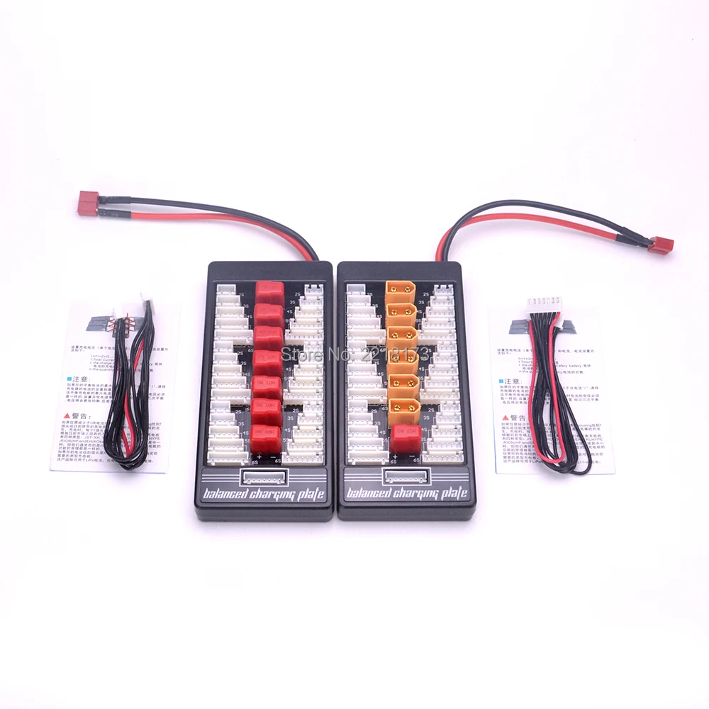 XT60/T Parallel Charging Adapter Board 2 6s Lipo batteries Charger