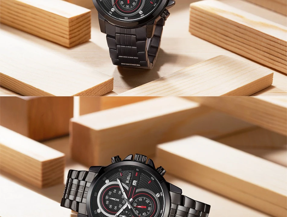 Мужские часы BIDEN Топ бренд класса люкс стальной ремешок бизнес Кварцевые часы стиль милитари, военный, водонепроницаемый спортивные часы для мужчин relogio masculino