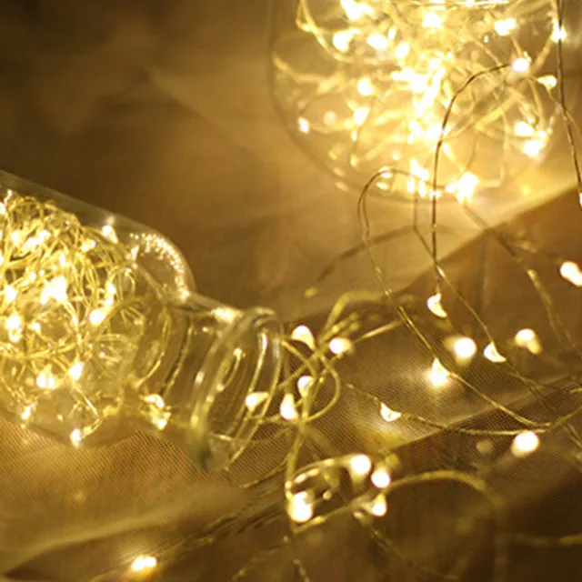 Fairy String Lights Battery Operated Waterproof 2m 5m 10m 100 Led Fairy String Lights Battery Operated Waterproof 2m 5m 10m 100 Led Copper Wire Firefly Holiday Strip