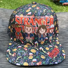 ТВ странные вещи Одиннадцать 11 мультфильм Бейсбол Hat взрослых в стиле хип-хоп для мальчиков и девочек Регулируемый хлопок крышки Snapback Косплэй аксессуары