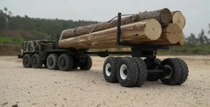 T835 грузовик с тремя колесами 8x8 8 дюймов колёс 6x6 6 масштаб 1/12 RCCapo TATRA CD15825 Cross