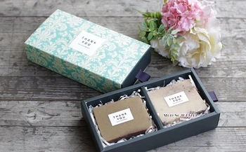 

8.5*8.5*3.5cm Blue flower paper box with tab.Sakura Drawer Paper Box Cake Chocolate Gift Paper Packaging Cardboard 100pcs/lot