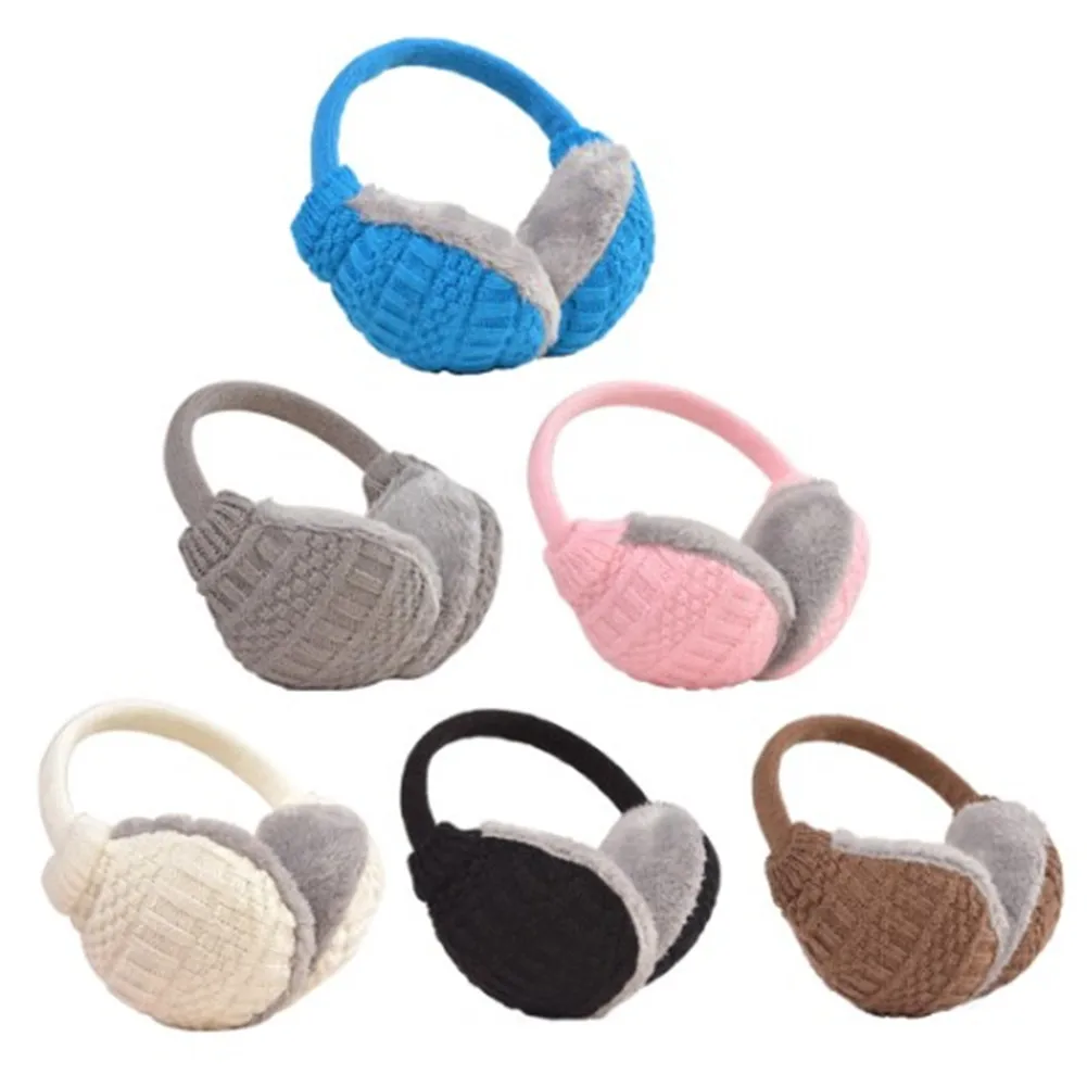 YJSFG HOUSE Winter Ear Cover Women Warm Knitted Earmuffs Ear Warmers