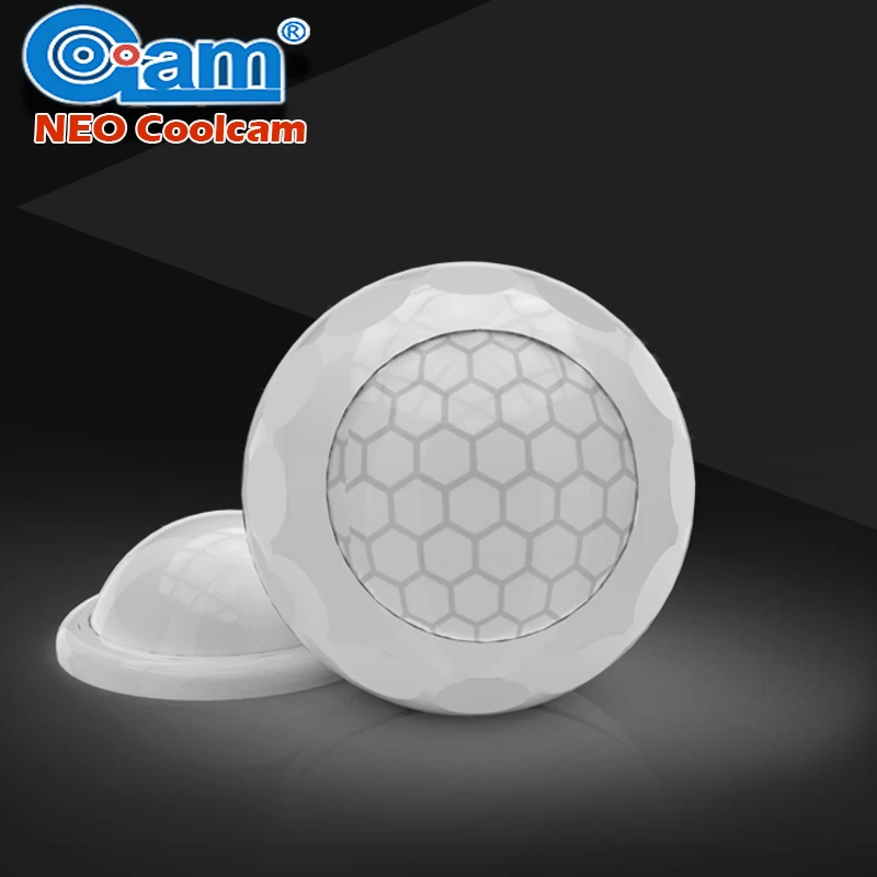 

NEO COOLCAM NAS-PD02Z US Version New Smart Home Z-Wave Plus PIR Motion Sensor Detector Home Automation Alarm System Motion Alarm