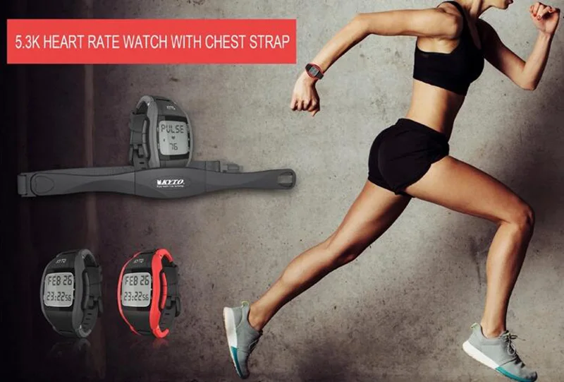 19 Wireless Heart Rate Monitor 30 ~ 240 bpm Range Chest Strap Pedometer Watch Fitness Belt Sport Calorie Fat Calculation Activity Tracker