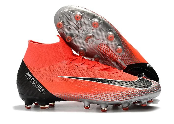 

Best Quality Hot Soccer Shoes Superfly VI Elite CR7 Ronaldo AG Outdoor Shoes Football Boots Cleats For Men High Ankle