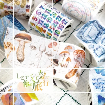 

Third Season Let's Go Travel Washi Tape DIY Scrapbooking Sticker Label Masking Tape School Office Supply Gift Stationery