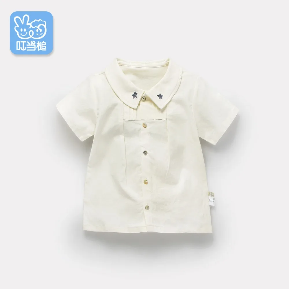 Dinstry/Новинка; летняя рубашка с короткими рукавами для маленьких мальчиков и девочек; одежда для малышей; рубашка с рисунком пентаграммы