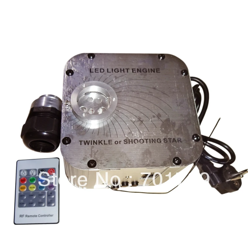 20 клавиш RF 32 Вт светодиодный RGB волоконно-оптический осветитель Мерцающая звезда