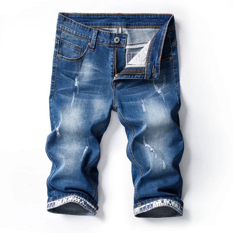 Летние шорты мужские джинсы укороченные брюки мужские джинсовые брюки джинсовые шорты мужские х/б мужские шорты