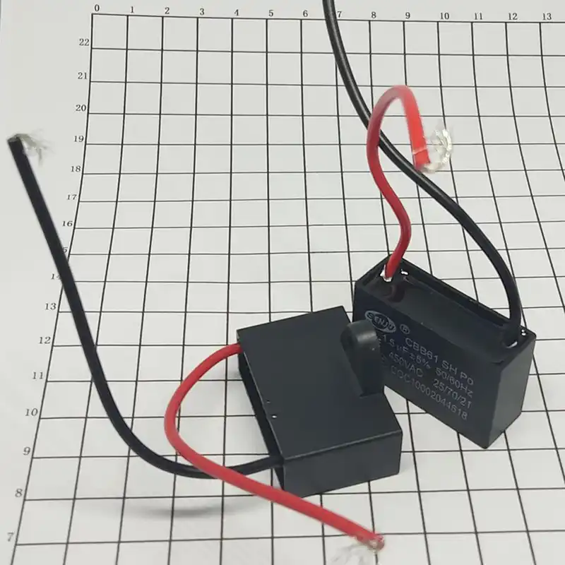 High Quality 5pcs Cbb61 1 5uf 450v Ceiling Fan Capacitor Cbb