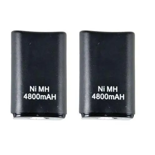 

2pcsx Wireless 4800 mAh Rechargeable Remote Controller Battery Pack for Xbox 360