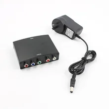 4 К к HDMI к 5RCA RGB компонент YPbPr видео + R/L аудио адаптер конвертер HD ТВ DVD США/Великобритания/ЕС/АС Plug