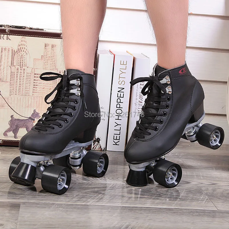 (رينيه) زلاجات دوارة الأحذية مزدوجة خط الزلاجات الكبار الإناث F1 سباق 4 عجلات Patins