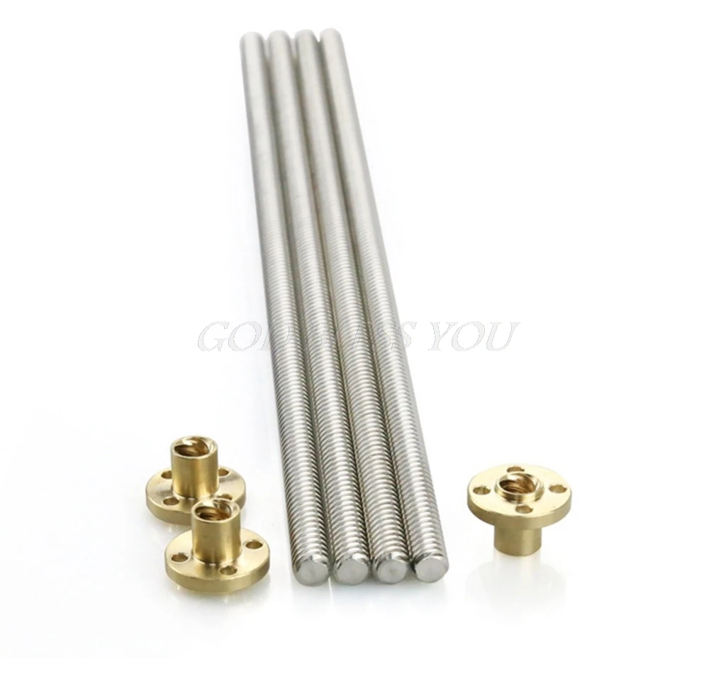 3d طابعة أجزاء 100-600 مللي متر 8 مللي متر Acme الخيوط قضيب الفولاذ المقاوم للصدأ Leadscrew + T8 الجوز ل CNC 3D طابعة 3d طابعة أجزاء 100-600 مللي متر 8 مللي متر Acme الخيوط قضيب الفولاذ المقاوم للصدأ Leadscrew + T8 الجوز ل CNC 3D طابعة