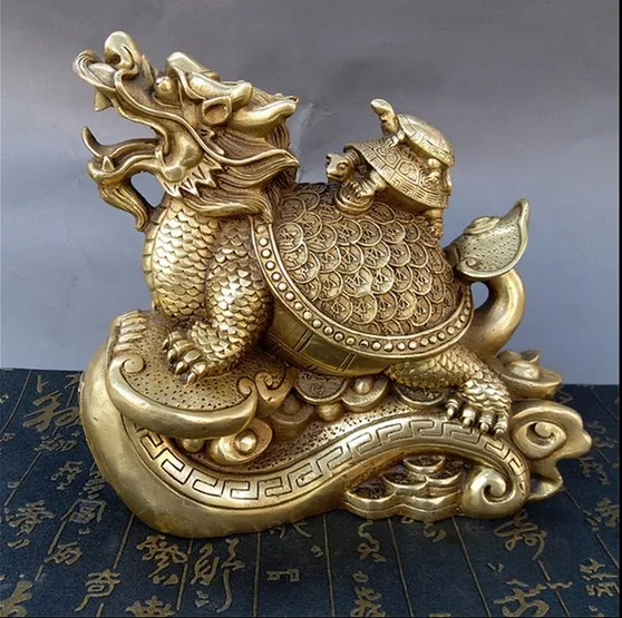 YM 309 The store selling hot metal crafts copper Ruyi Lucky Dragon turtle town house defends home auspicious ornAM | Дом и сад