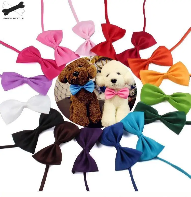 1 Piece Adjustable Dog Cat Bow Tie Neck Tie Pet Dog Bow Tie Puppy Bows Pet pet bow tie different colors