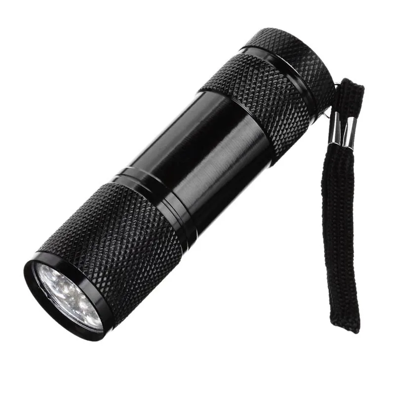 Pocket LED Flashlight 9 LED 1 mode White Light mini Flashlight Torch 220lm LED Lamp Torchlight