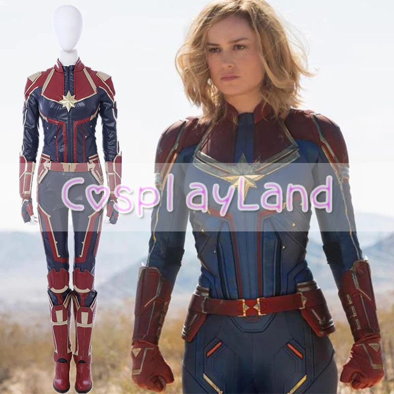 Костюм капитана Марвел для косплея Carol Danvers костюмы супергероя для Хэллоуина мисс Марвел комбинезон косплей костюм Карл костюм кары Дэнверс