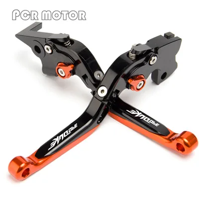 С логотипом 390 duke для KTM DUKE390 duke 390 2013 велосипед-внедорожник cnc сцепные рычаги 125 200 - Цвет: DUKE 390 A