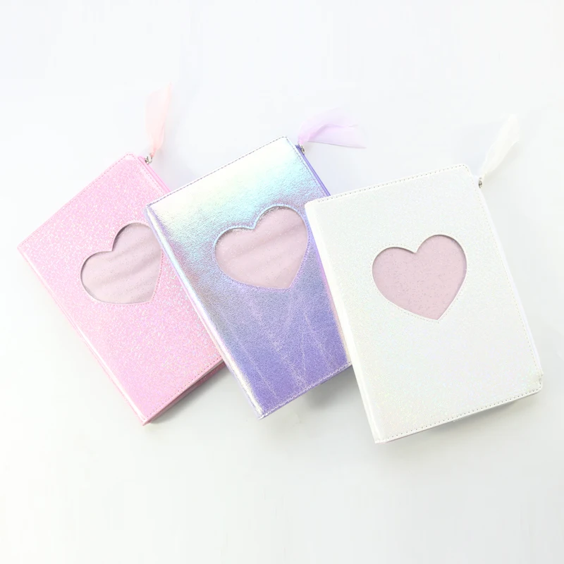 Domikee Creative cute kawaii Korea laser hardcover refillable personal