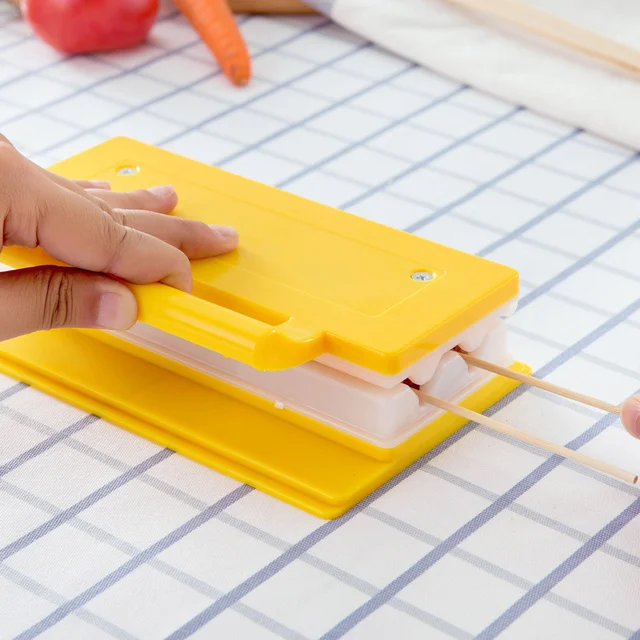 Hús Nyárs Gép Abs Műanyag Húslánc -Eszköz Hordozható Kebab Készítő Bbq Szerszámok Marhahús Churrasco Shish Kebabhoz - Image 2