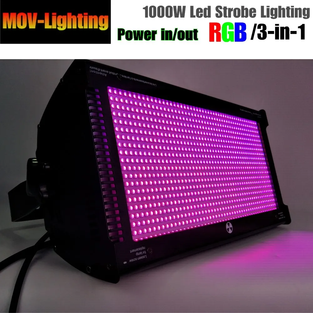 2 шт./Лот Бесплатная доставка 1000 Вт RGB 3 цвета Atomic 3000 светодиодный стробоскоп