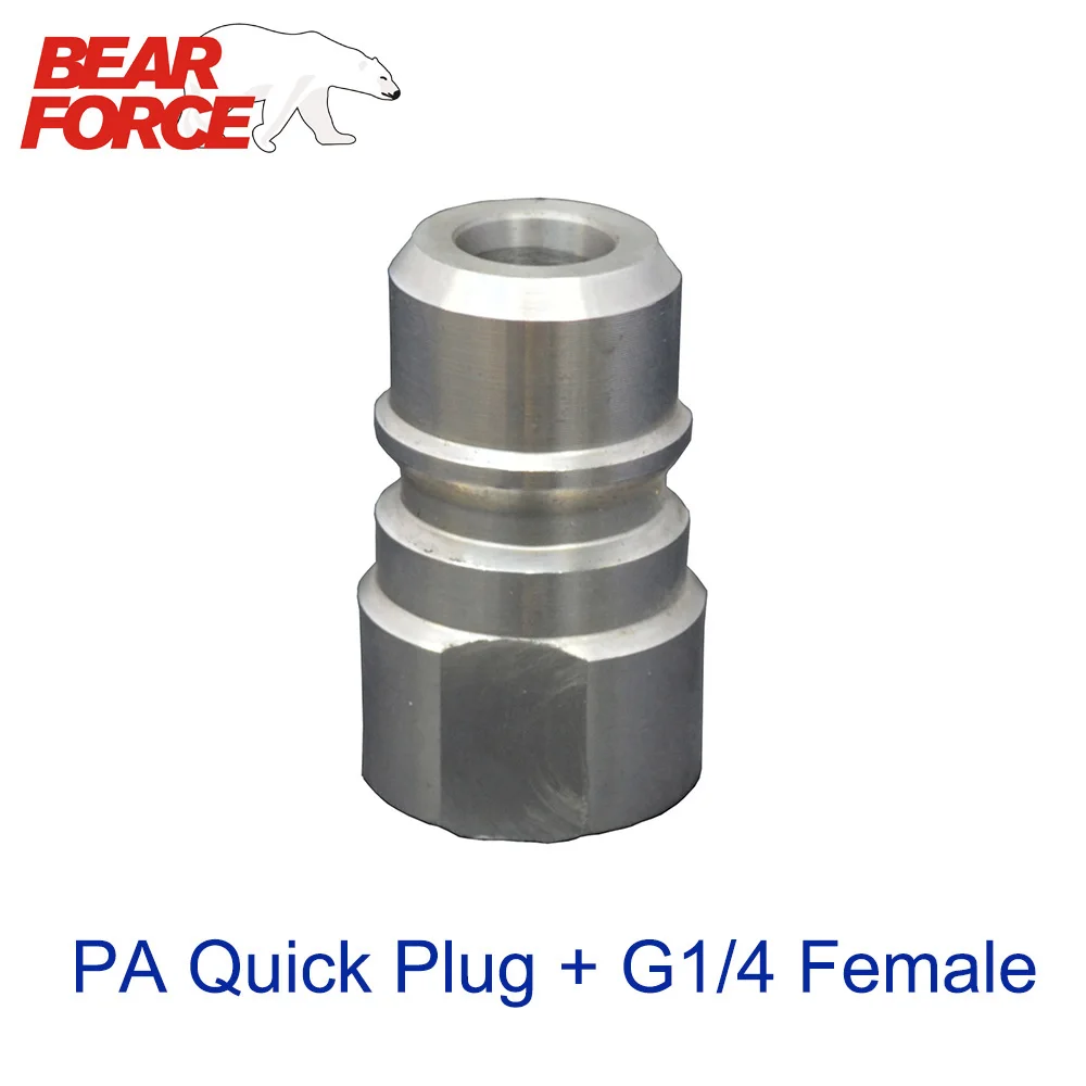 

PA Quick Release Fitting Plug + G1/4 Female for Professional High Pressure Washer