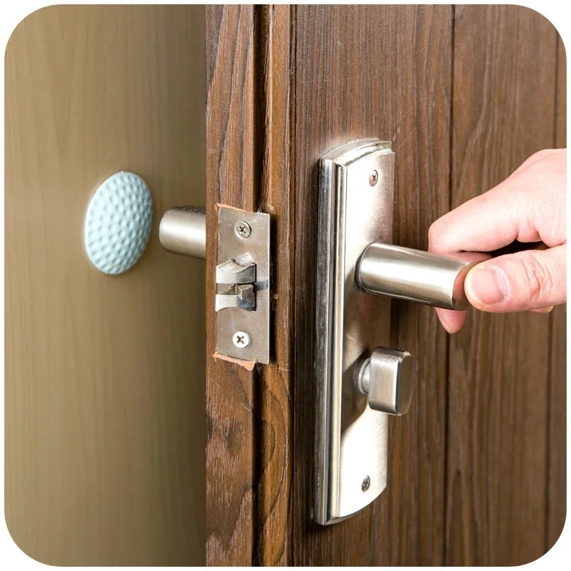 

ECM#1 Cabinet Furniture Table Thickened Wall Mute Anti-flip Door Handle Lock Protective Shock Crash Rubber Pads For Chair Legs