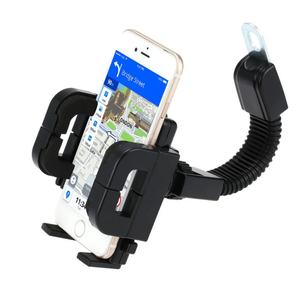 Sanheshun 360 Rotation Motorcycle Phone Holder for Scooter Stand for