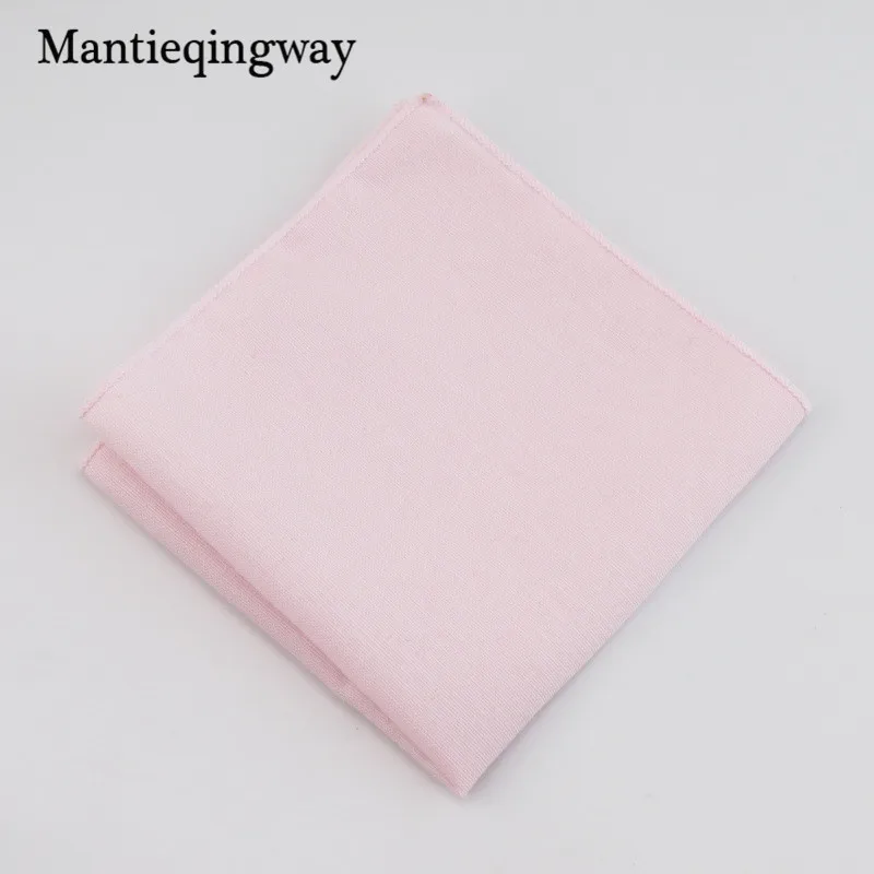 Mantieqingway одноцветное Цвет Платки для Для мужчин Для женщин свадебные Бизнес Карманный платок для костюма аксессуары модные Повседневное