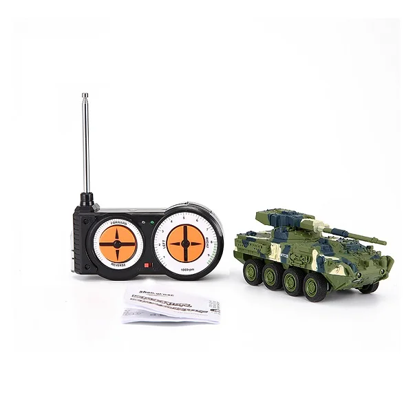 Rc Танк 8021 40 МГц RC боевой пульт дистанционного управления RC игрушки для детей мальчиков рождественские подарки - Цвет: Зеленый