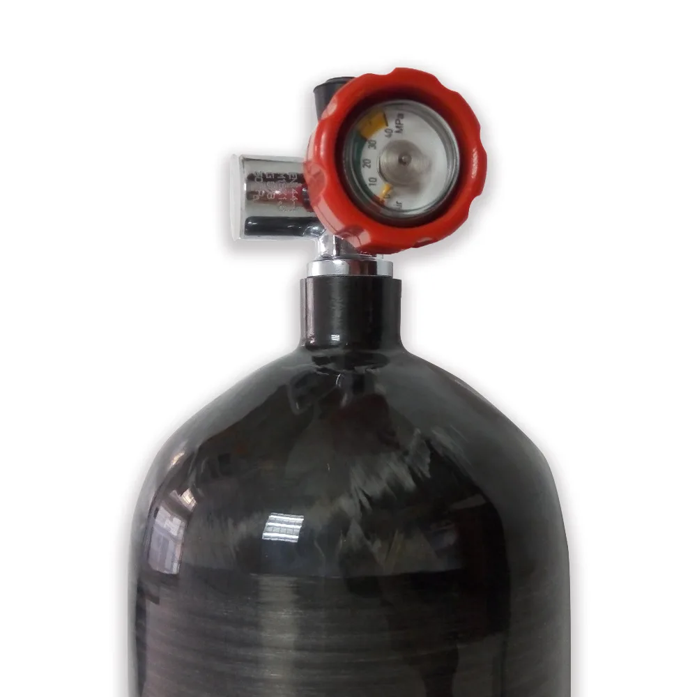 AC36811 композитный цилиндр 6.8L 4500psi pcp пневматическая винтовка цилиндры из углеродного волокна Пейнтбольный бак кислородные цилиндры пневматический пистолет