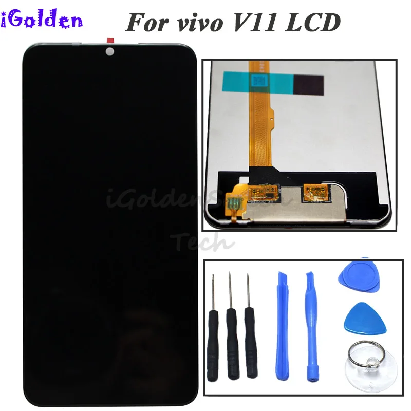 

6.41" For vivo V11 LCD display with touch screen digitizer Assembly replacement For VIVO V11 LCD free shipping +tool