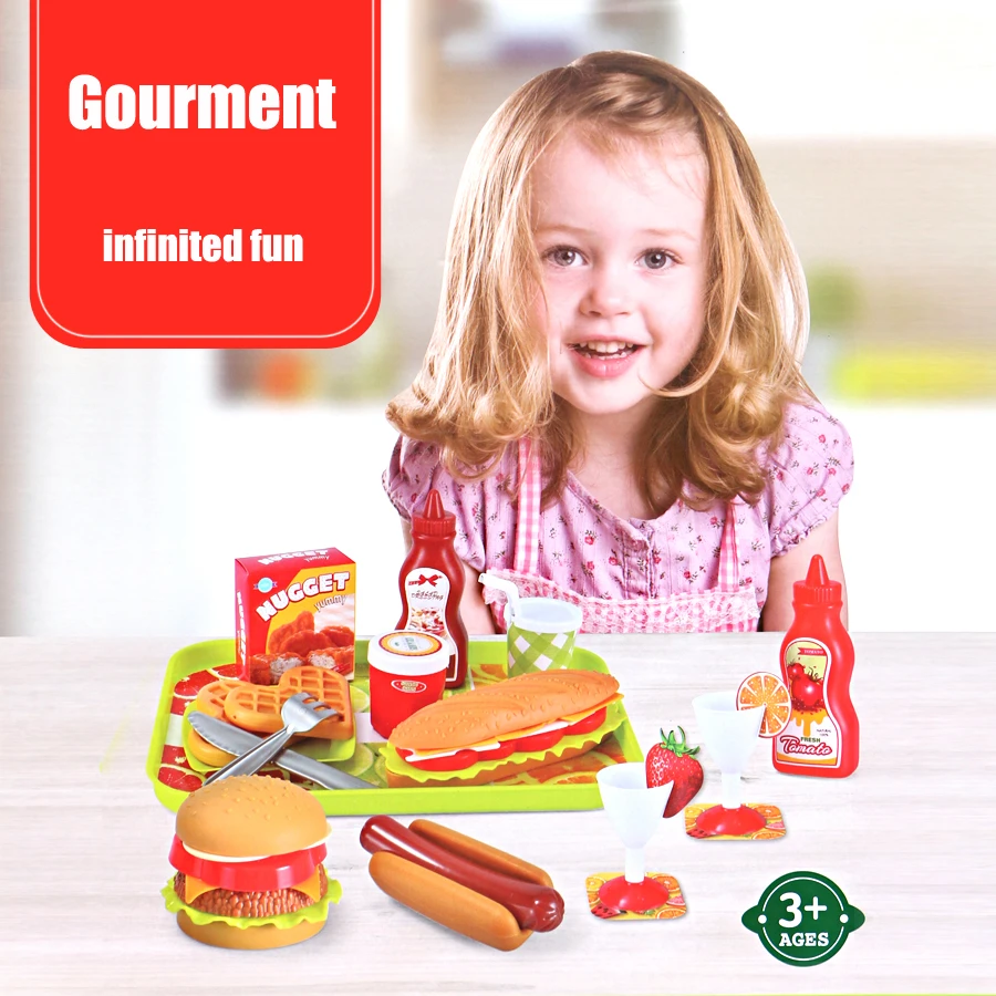 toy hamburger set