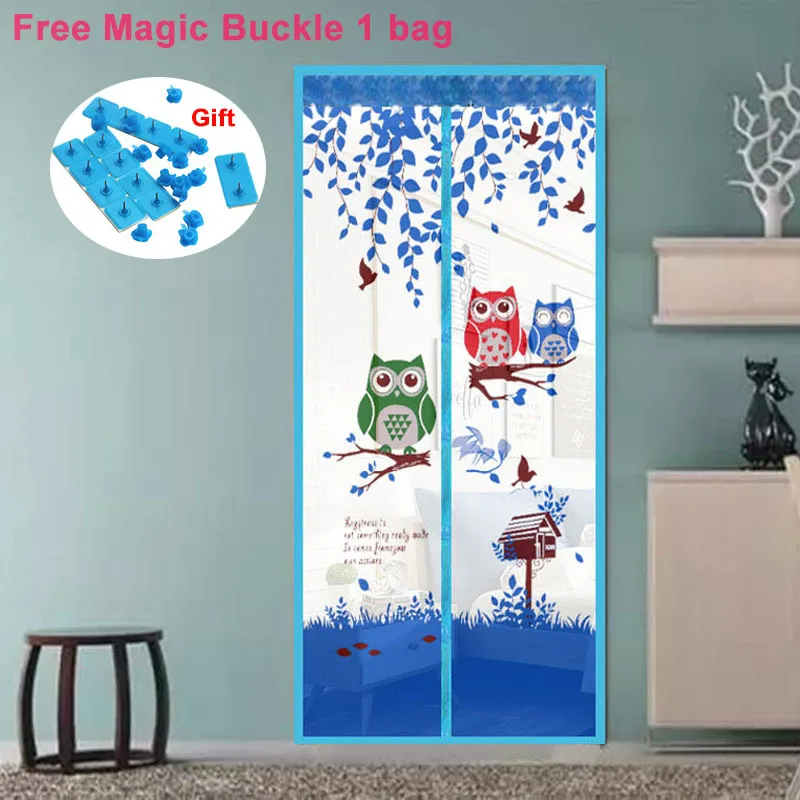 porta tule coruja anti mosquiteiro cortina mãos-livres mosquito net cortina