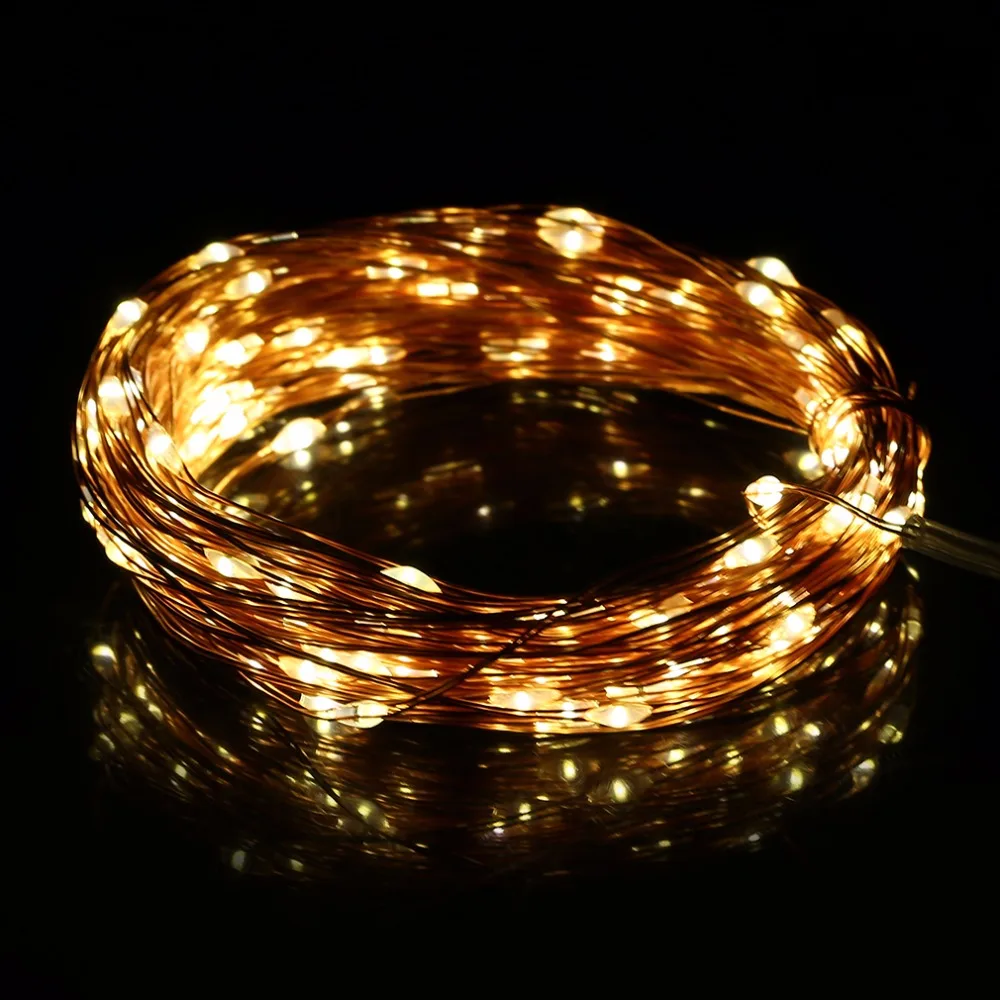 

String Lights 15M 150LED Copper Wire Waterproof Solar Powered String Lights Outdoor Light for Christmas Home Garden Party Decor