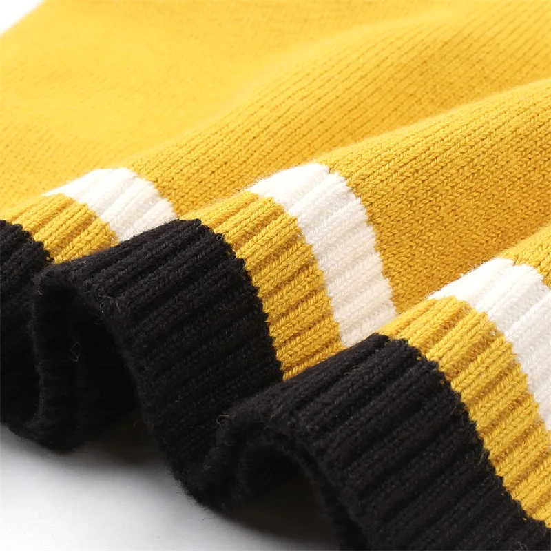 Casual Striped Baby Sweater For Boys Warm Knitted Baby Boys Sweater Long Sleeve O-Neck Kids Clothes Spring Autumn Boys Clothing (5)