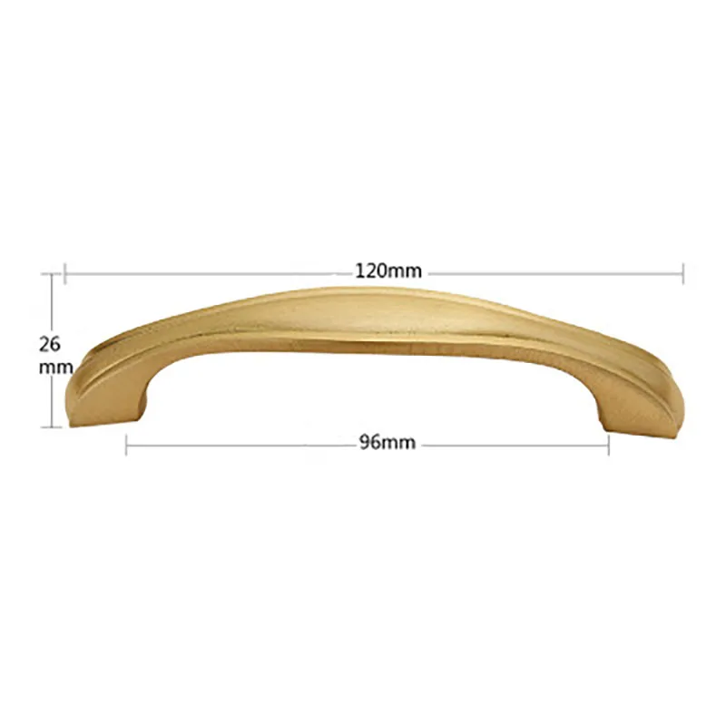 2 шт./лот, латунные ручки для шкафа, ручки для выдвижных ящиков, ручки для шкафа, европейские мебельные ручки для шкафа, золотая ручка - Цвет: 11