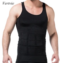 Vertvie, мужской жилет для бега, Корректирующее белье для тела, рубашка, пояс, корсетный корсет, мужской корректирующий жилет для тела, живота, талии, Корректирующее белье для тела, для похудения