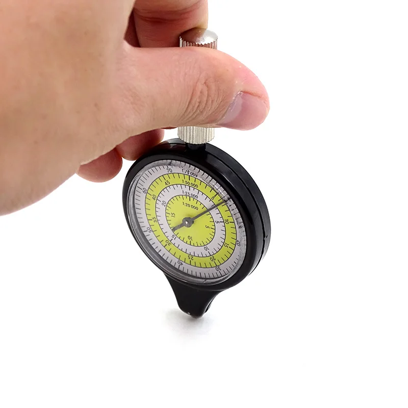 Silver Shentesel Precision Camping Hiking Map Rangefinder Odometer Outdoor Survival Tool Portable Silver Shentesel Precision Camping Hiking Map Rangefinder Odometer Outdoor Survival Tool Portable
