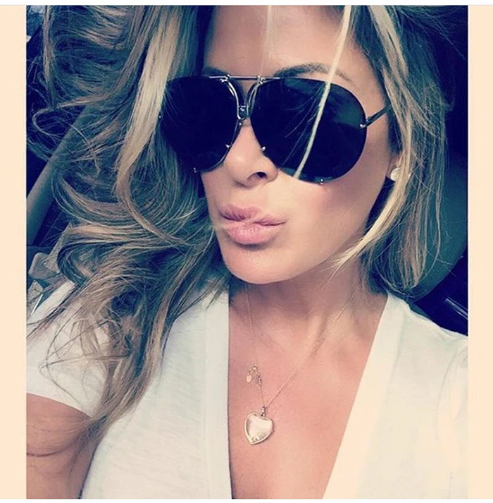 

2017 Big Brand design Aviation sunglasses Men fashion shades mirror female Sun Glasses for women eyewear Kim Kardashian oculo