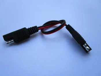 

50 Pcs 18AWG SAE to SAE 2 Wire Quick Connect Disconnect Weatherproof Heavy Duty Plug Ends 25cm