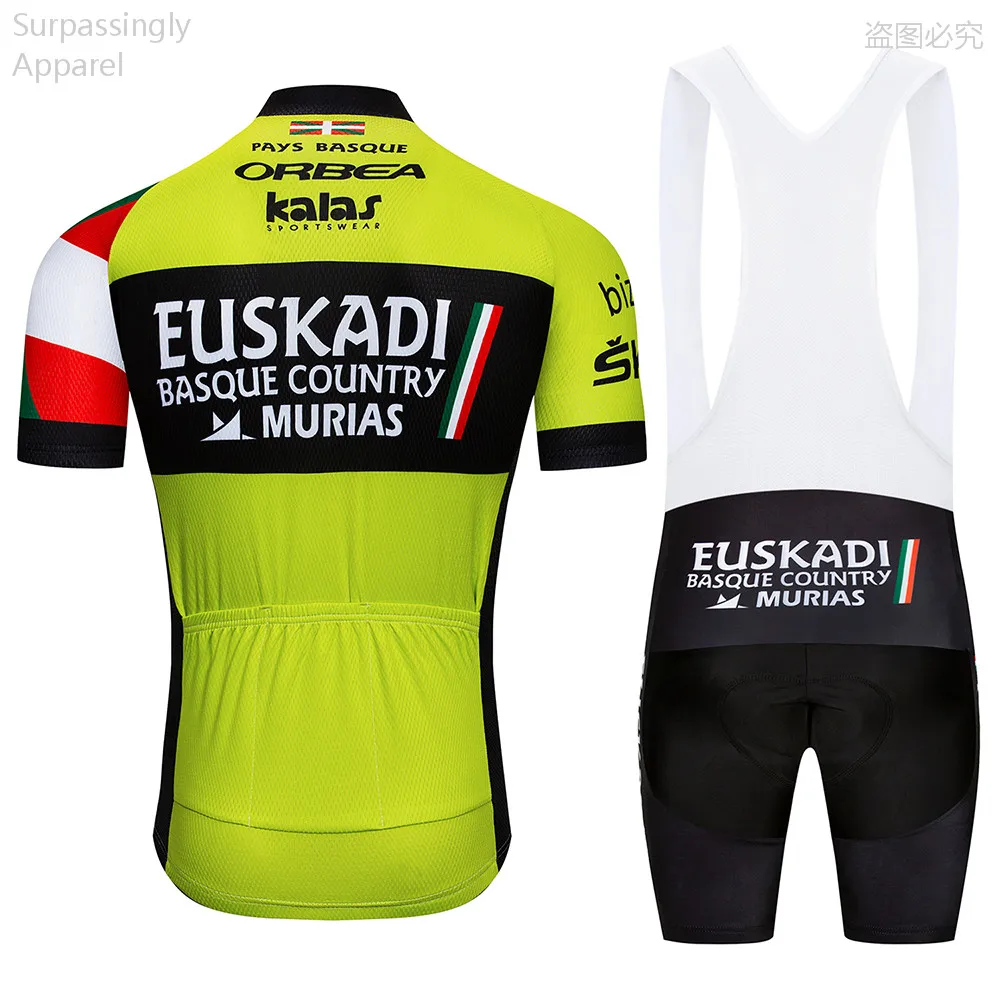2018 أوسكادي برو الدراجات جيرسي مجموعة UCI فريق MTB غطاء دراجة الدراجة ملابس هومبر فيرانو مايوه Roupas Ciclismo 9D هلام