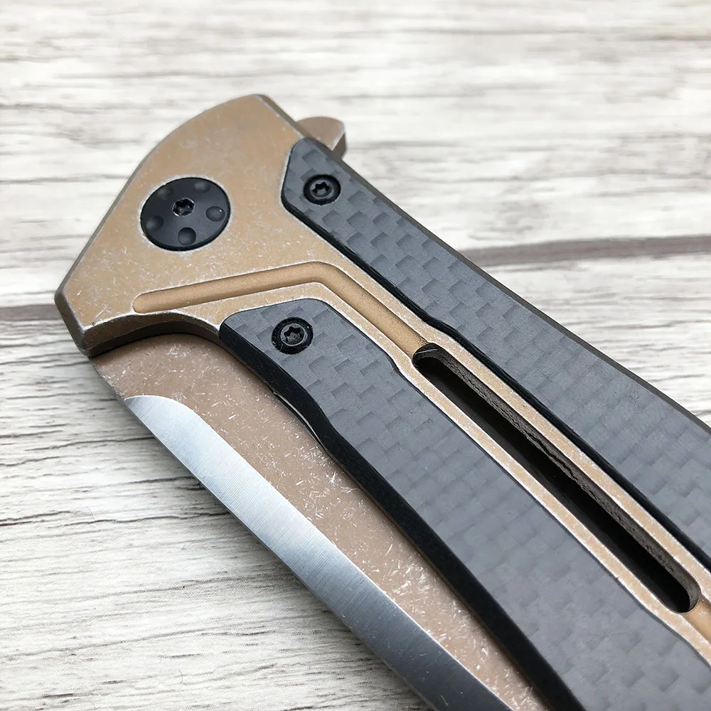 BMT ZT0801 карманный складной нож D2 Сталь углеродное волокно ручка шарикоподшипник Тактический Охота выживания EDC ножи кемпинг инструменты