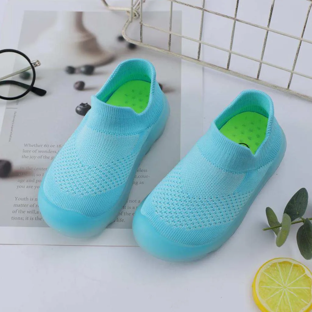 Спортивная мягкая обувь для мальчиков и девочек дышащая симпатичная малышей