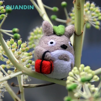 

GUANDIN,Totoro Nature Park Wool Felt with Colorful World for Handmade & DIY,Childhood Fun,Handwork Art,1 pcs/pack Cartoon Series